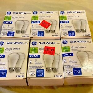 Soft White LED bundle Classic Shape Light Bulbs Lighting
